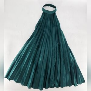 Chic Backless Teal‎ Halter Dress